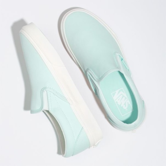 brushed twill slip on vans